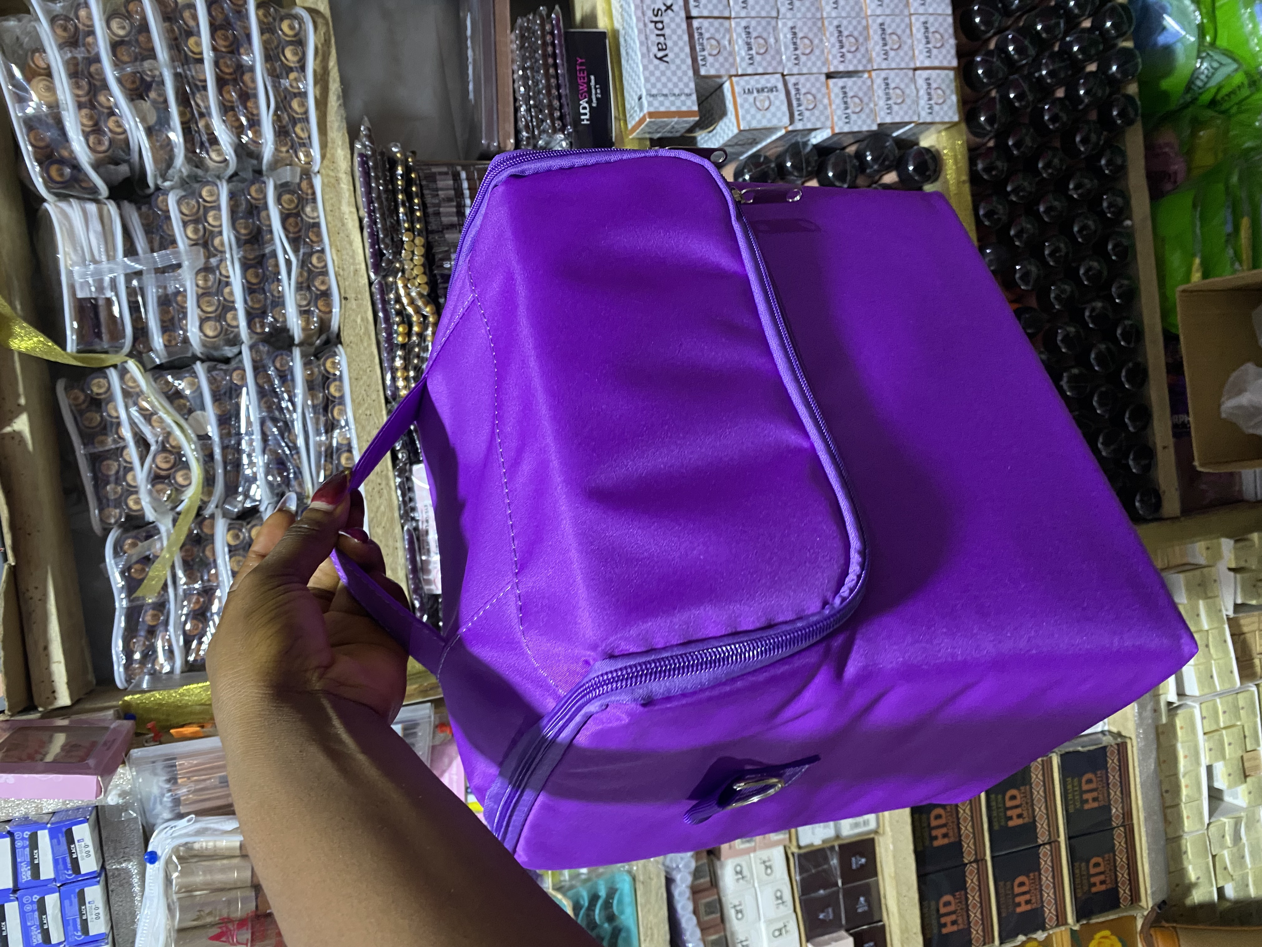 Purple Makeup 💄 Bag